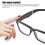 Multifunktionale Smart-Brille mit Ohrhörer, offene Stereoton, Bluetooth 5.0 5