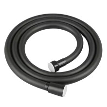 150cm Black PVC Flexible Shower Hose LeakResistant Easy Install Smooth Water Flow for Bathroom
