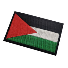 10PCS Palestine Flag Patches Armband Hook Loop Iron  Embroidery Badge for Outdoor