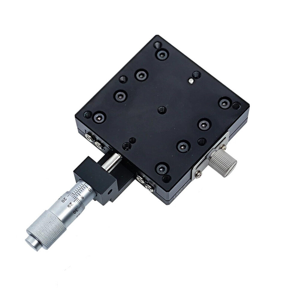 Manual Linear Stage 60X60mm Trimming Platform With Cross Roller Guide 1Pc 9347817405484