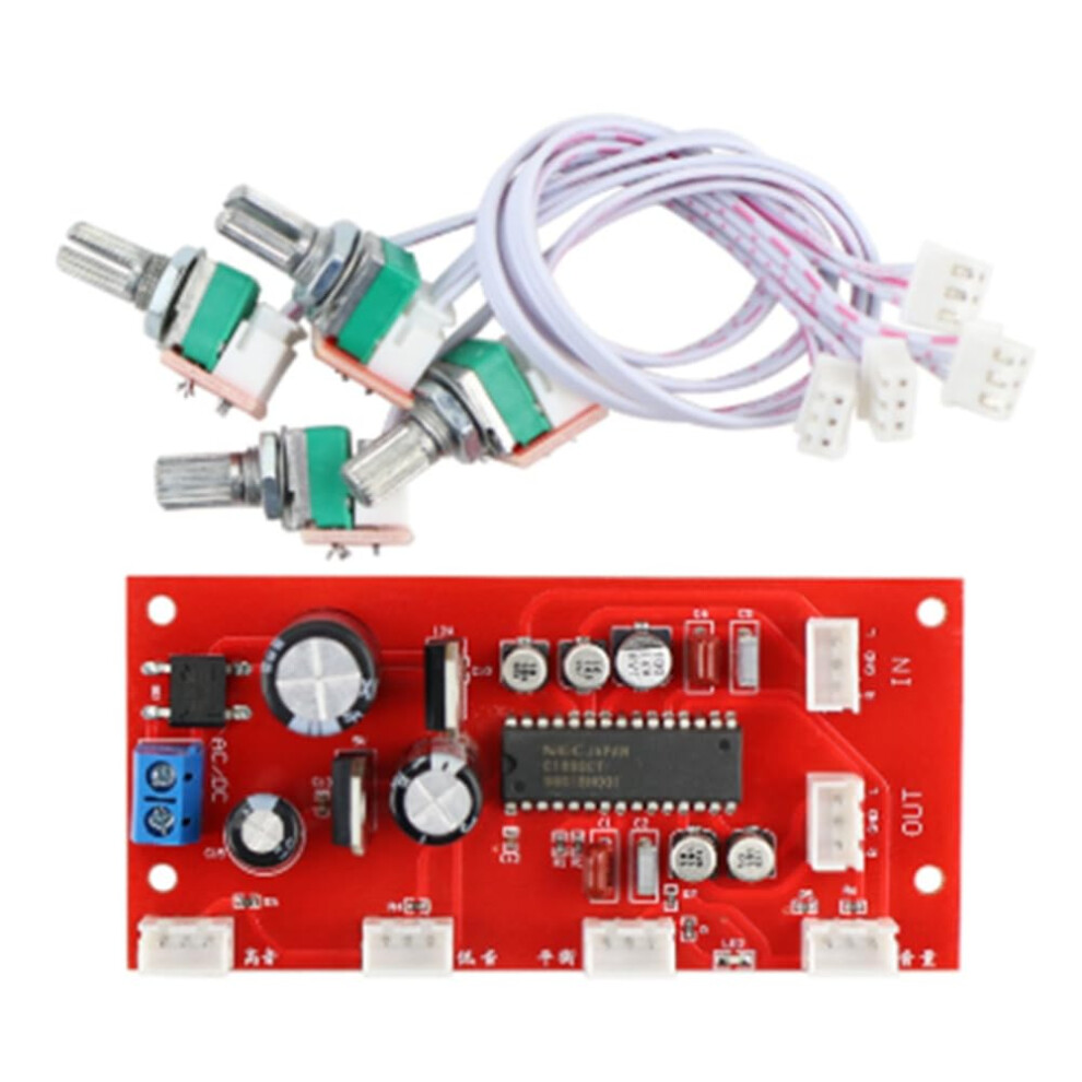 Hifi Stereo Preamplifier Frequency Balance And Bass Potentiometer Separation Volume And Tone Control Board 9347817405712