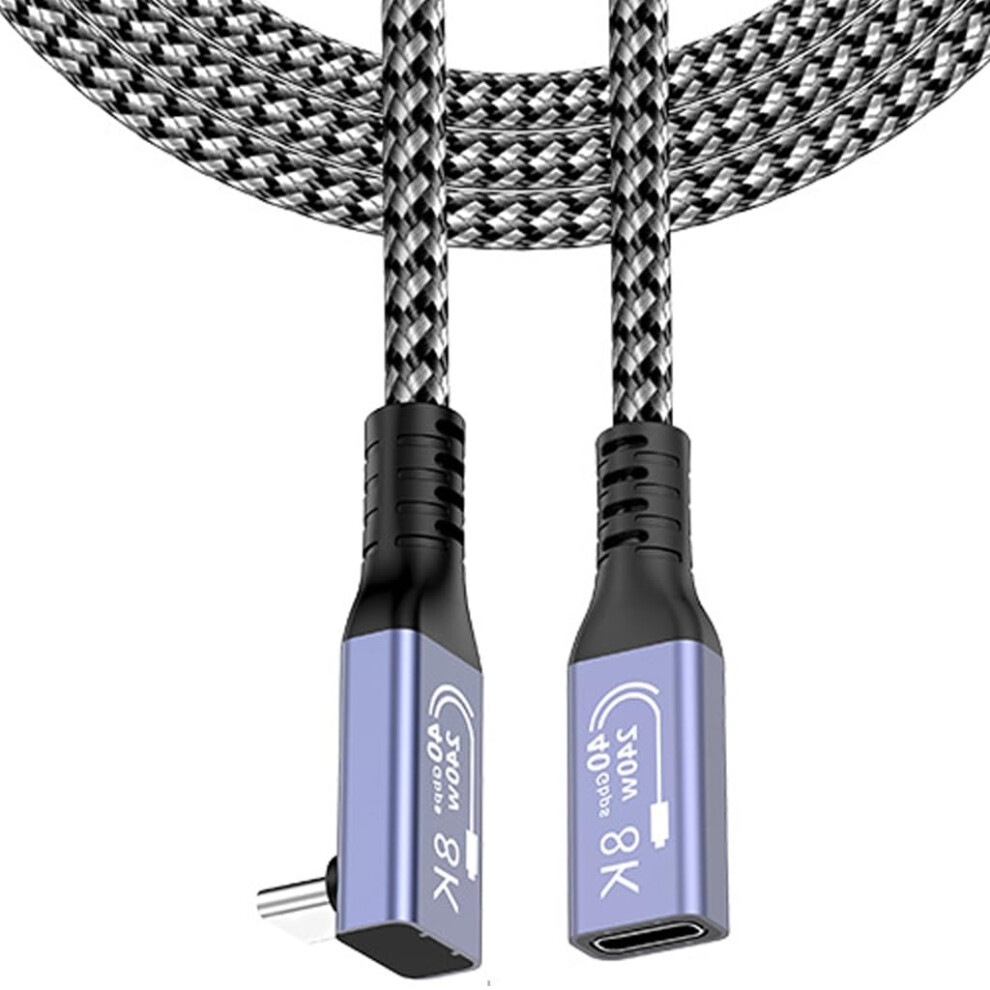 Usb C Extension Cable 40Gbps Usb4 Data Transfer Pd240w Power Delivery 8K60hz Video Support For Phone 16/15 Laptop 9189345471902