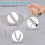 2 Pcs Manhole Cover Lifter T-Steel Drain Grate Pulling Hook 8