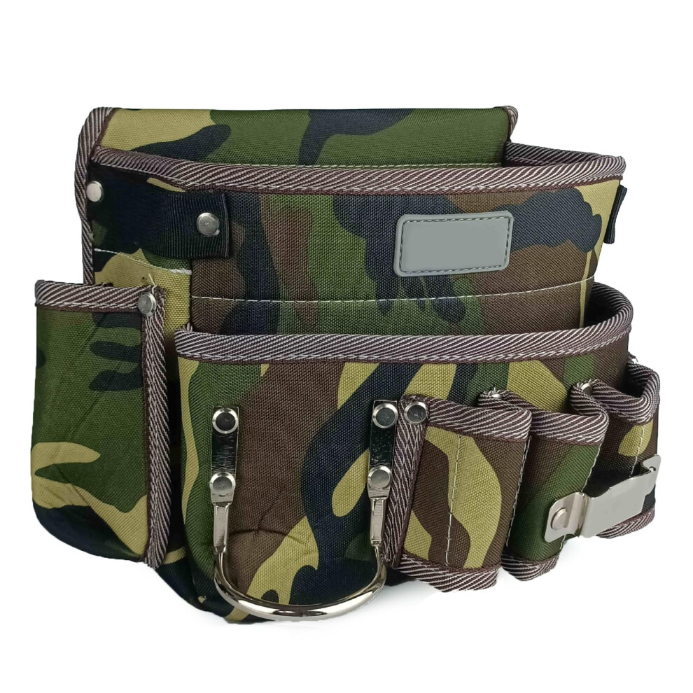Multifunctional Waist Bag Splashproof Tool Bag With Multiple Pockets Electrician Tool Bag Riveted Reinforcement 9189345472237