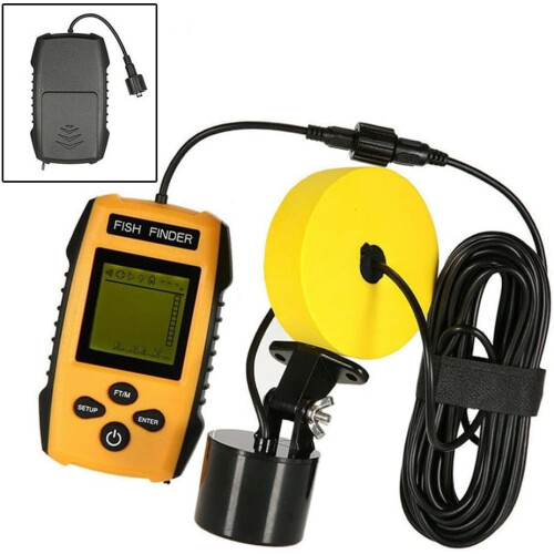Fish Finder 100M Depth Rating, Screen Display, Alarm System for Anglers 2