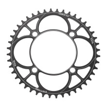 110BCD Bike Chainring 44T 183.68mm Round Aluminum NarrowWide Tooth For MTB Road Bike Black 7/8/9/10/11/12 Speed