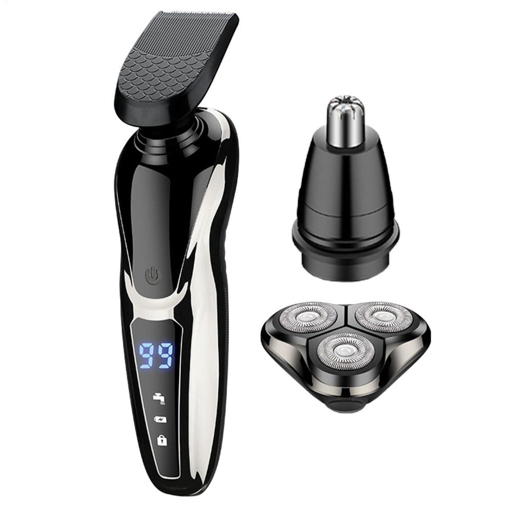 Men's Electric Shaver, Rechargeable Beard Trimmer, Wet And Dry USB Charging Cordless Razor For Face, Mustache, Sideburns