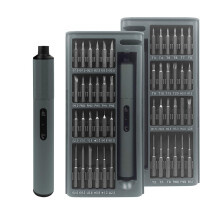 Multi Function Portable Electric Screwdriver 50 Accessories Double Mode Control 110RPM LED Light 6133b Home Kit