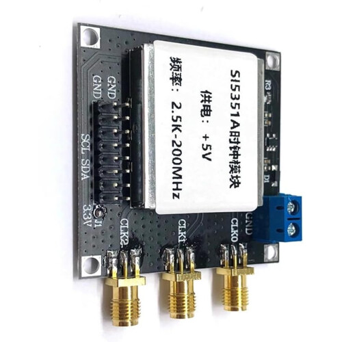 SI5351 Clock Generator Module 2.5K200MHz  Frequency Signal Output with STM32 TFT Display 1