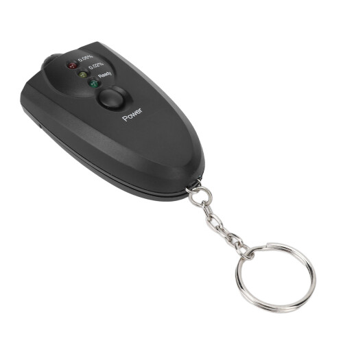 Portable ABS Alcohol Tester with Backlight, Battery Powered
