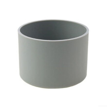Flexible Silicone Cup Cover Grey NonSlip, Heat Resistant, Fits Standard Cups