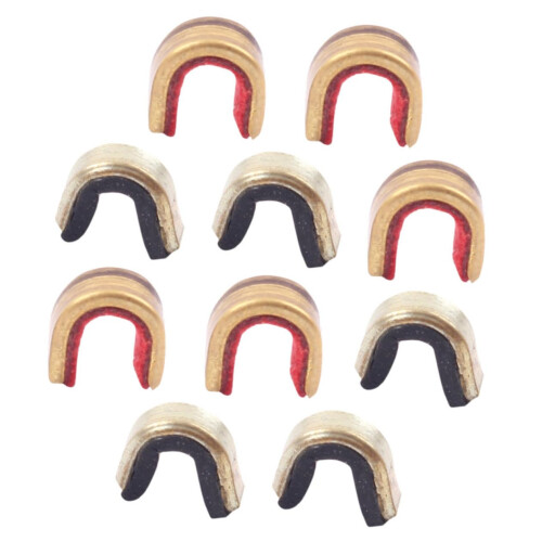 Copper Alloy String Buckles Nocking Tools 10Pcs For Compound And Recurve Bows Rust Resistant Arrow Rest Clips