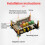 K1 Tuning Preamp Bluetooth Decoder Board, Coaxial Sound Card, USB Disk and TF Card Decoding Board 2