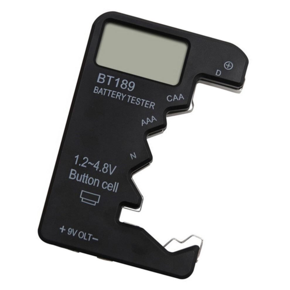Battery Tester Easy Carry, Small Battery Checker, Accurate Battery Testing Tool For Home And Professional Use, Black 9347817302271