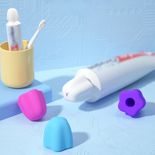 8Pcs Silicone Self-Closing Toothpaste Caps, 2.9x2.1cm, Assorted Colors 2