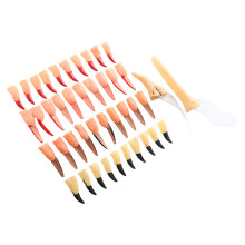 Kit d'ongles faux nez d'Halloween, faux nez en latex, griffes fantaisie pour déguisement, accessoires de fête