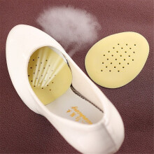 Front Pad Half Insoles For Women Three Pairs Metatarsal Forefoot Cushions Silicone Gel Holes Heels Beige