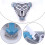 Triangular Weighted Pool Vacuum Head with Side Brushes for Swimming Pool Corner Cleaning 2