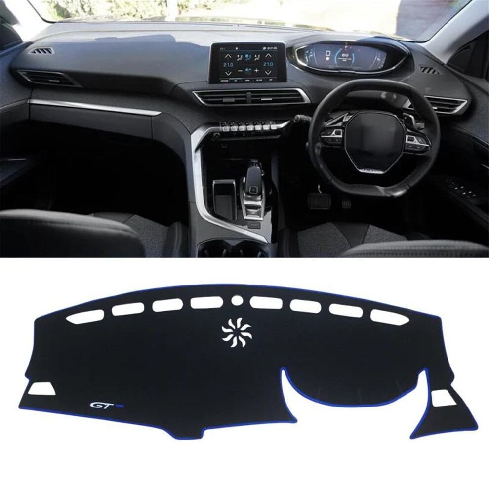 Car Dashboard Cover Sun Shade Dash Mat For Peugeot 3008 5008 Gt Rhd 20162023 Antislip 9189345474194