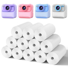 Instant Print Paper 3x4 Inch Photo Paper White Border, 20 Sheets