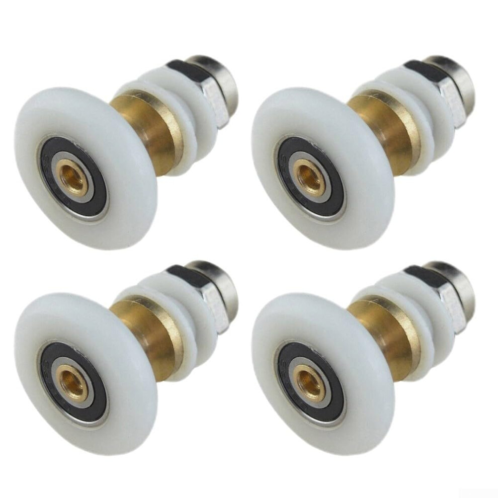 Complete 4Pcs Shower Room Roller Set G16-28Mm-0031 Smooth Gliding Pulley System For 16-28Mm Glass Doors 9199774881111