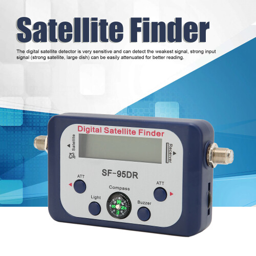 Digital Satellite Finder with LCD, Blue, DC 13-18V, Compass 1