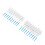 Disposable Soft Silicone Interdental Brush Set, 200pcs, Blue 8
