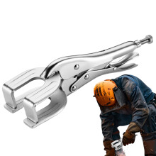 U Shaped Welding Pliers 9 Inch Locking Adjustable Clamp 45 Steel Heavy Duty Vise Grip For Welding Soldering Grinding