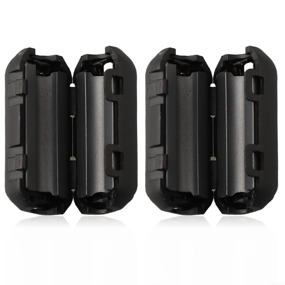 5Mm Ferrite Core Noise Suppressor Clips For Usb And Audio Cables, Clear Signal Rfi Filter 5Pcs 9189345474996