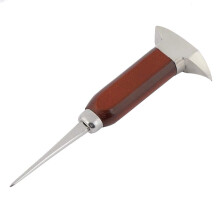Ice Pick Stainless Steel With Wood Handle For Ice Carving Kitchen And Bar Use