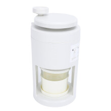 Manual Shaving Ice Machine Glass Cup Included Hand Crank Snow Cone Maker 40Cr13 Blade Home Use