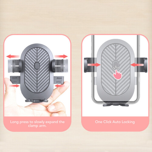 Universal Phone Holder with 360 Rotation for Scooters and Strollers 2
