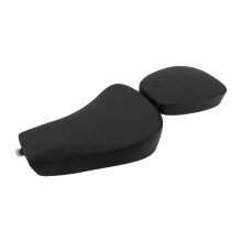 Motorcycle Seat Front And Rear Cushion Cover Passenger Driver Pillow For Harley Sportster XL1200 883 72 48 Black
