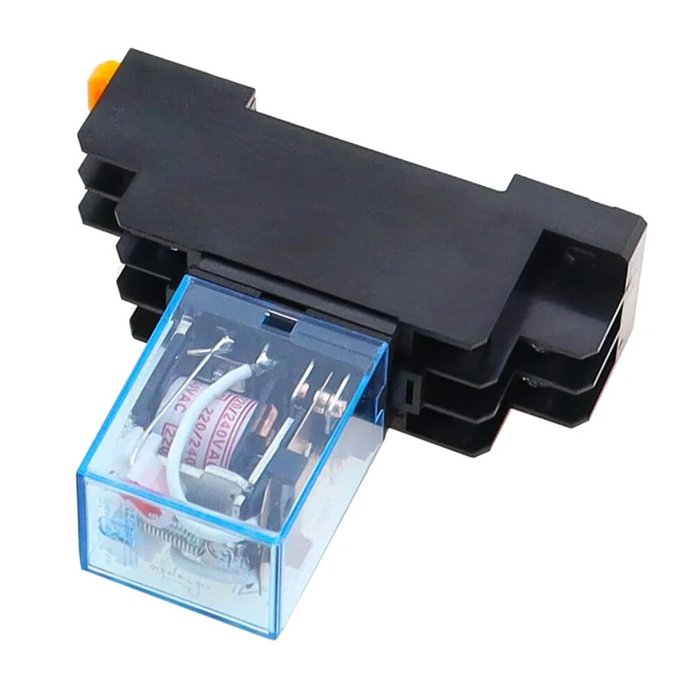 Ac/Dc Coil Power Relay Dpdt 8Pin With Base Ac 36V Socket 9347817410662