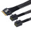 SAS4.0 SFF8654 8i to 2x SFF8643 Array Card Data Transfer Cable  Speed Transfer 3