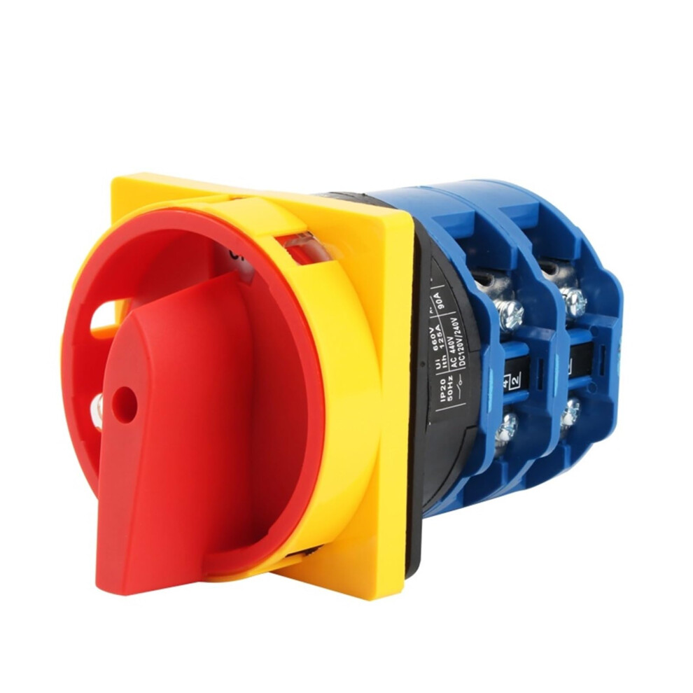 Lw26gs125/2 Two Poles Universal Conversion Selector Panel Mount Cam Switch 690V 125A Master Padlock Onoff 9347817305296