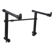 Adjustable Keyboard Stand for Home Studio, Sturdy Detachable Electric Piano Rack with AntiSlip Ends
