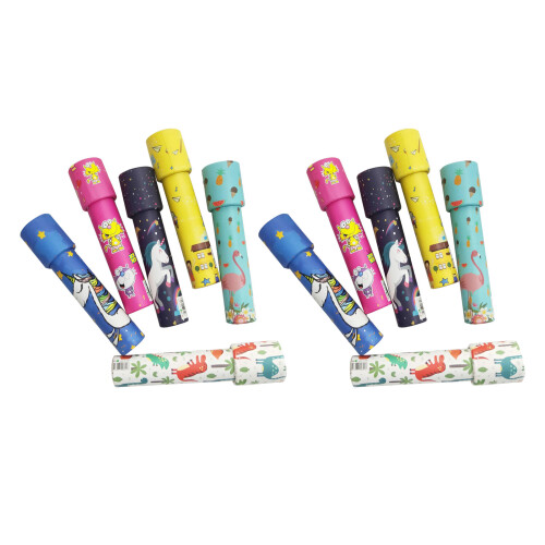 12PCS Kaleidoskop Tragbare Bunte Retro Klassische 1