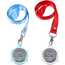 Digital Nurse Watch Fob Lanyard 2Pack Accurate Stopwatch For Boys And Girls Students Referee