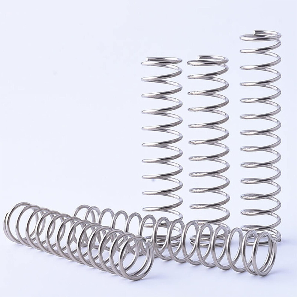 10Pack 0.4X10mm 304 Stainless Steel Compression Spring 0.4Mm Wire Diameter 10Mm Od Length 25Mm 9347817411867