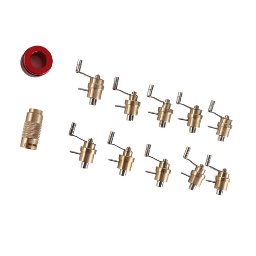 Complete Brass Watch Repair Tool Kit with Convenient Storage Box
