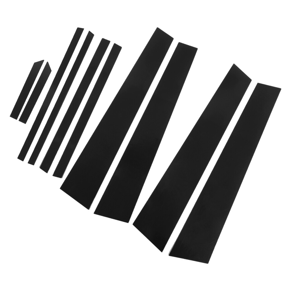 Luxury Gloss Pillar Trim Set For Rav4 2020Â2021 Protect & Style Black 7671374701256