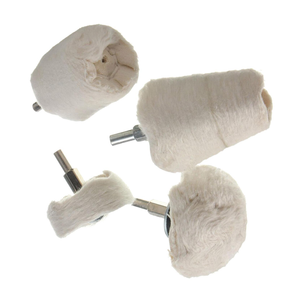 Buffing Pad 4 Piece Polishing Wheel Set For Multi Surface Home And Professional Projects 9189345476327