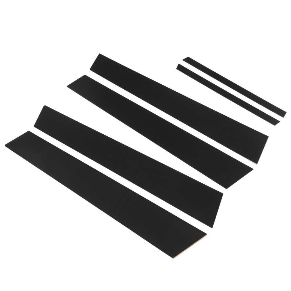 Civic Sedan 8Th Gen Door Window Glossy Trim Set Black 8701374701280