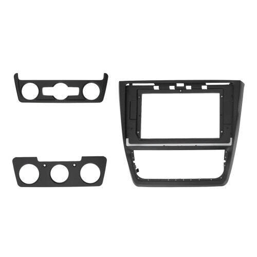 Car Dashboard Panel Frame Trim Kit with 2 Accessories ABS Seamless Fit 1