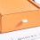 Stackable Orange Desktop Storage Box, PP Drawer Organizer, Strong Load 1