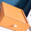 Stackable Orange Desktop Storage Box, PP Drawer Organizer, Strong Load 3