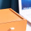 Stackable Orange Desktop Storage Box, PP Drawer Organizer, Strong Load 4