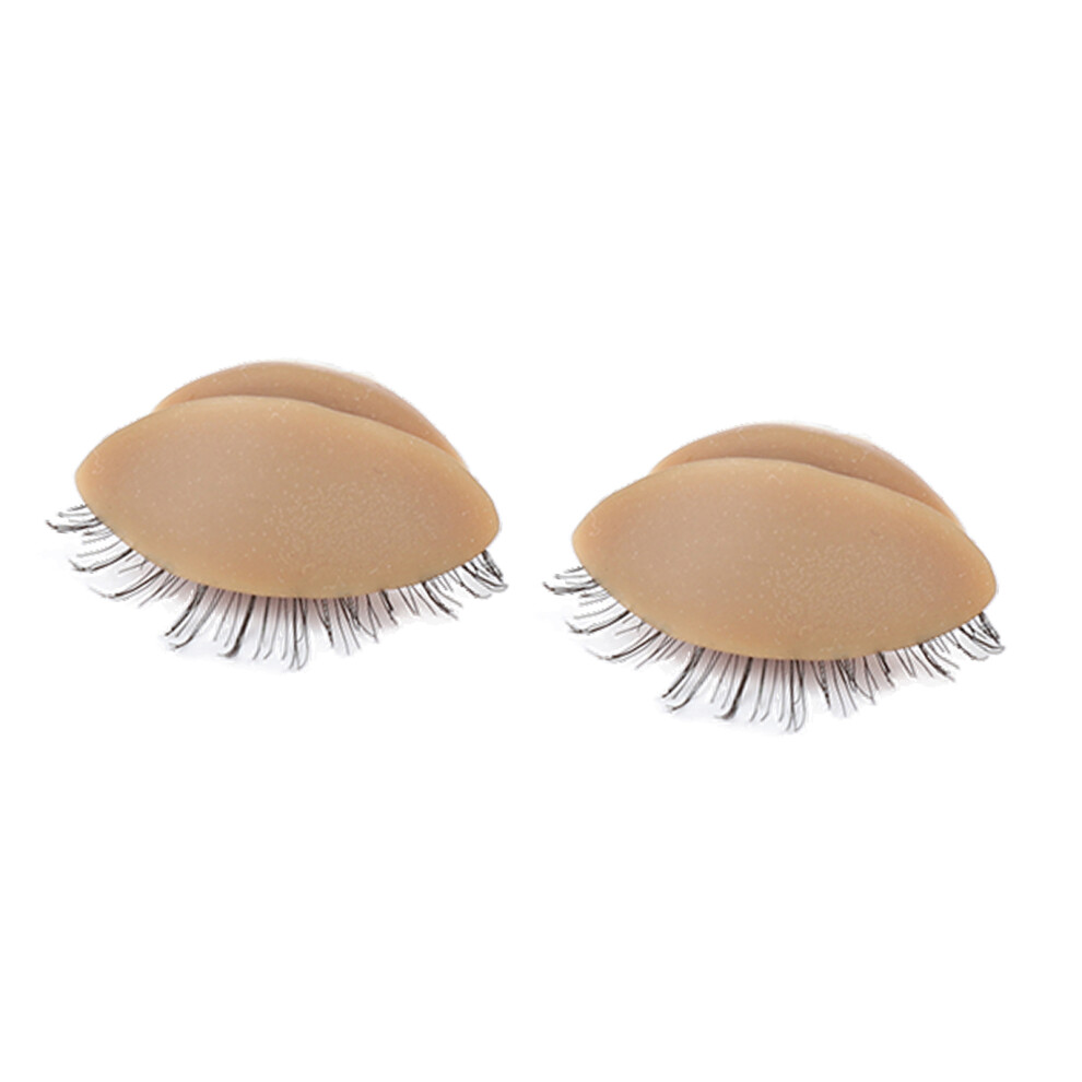 3 Paar Mannequinkopf-Augenlider mit Wimpern fÃ¼r