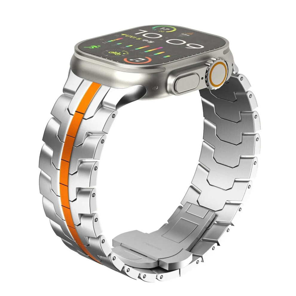 Color Strap For Apple Watch 42Mm 44Mm 45Mm 49Mm Stainless Steel Bracelet 9382693118646